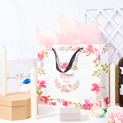 1 шт. бумажные пакеты с цветочным принтом&nbsp;ABAG-SP0001-14B