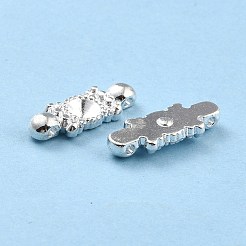 Tibetischer Stil Legierung Fassungen mit Verbinder für Strasssteine &nbsp;TIBE-00465-S-NR