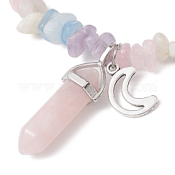 Stretch-Armbänder aus natürlichen Edelsteinsplittern&nbsp;BJEW-JB11066-01