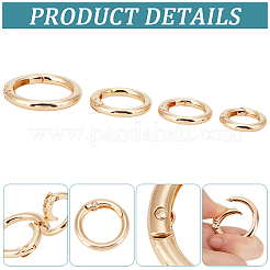 16pcs 4 Arten Legierungsfedertorringe&nbsp;FIND-CL0001-95