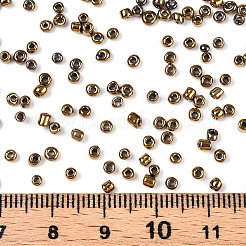 12/0 perle di vetro rotonde di colori metallici&nbsp;X-SEED-A009-2mm-601