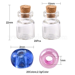 3060шт 20 цвета 12/0 стеклянные бусины&nbsp;SEED-YW0002-03