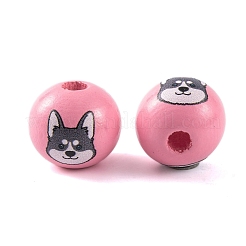 Bois perles européennes&nbsp;WOOD-G021-01B