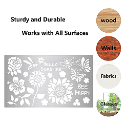 Stanzschablonen aus Edelstahl&nbsp;DIY-WH0378-011