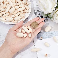 Незаконченные деревянные бусы&nbsp;WOOD-OC0001-64