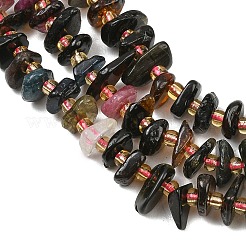 Fili di perle di tormalina multicolore naturale&nbsp;GG-CBA3A44-B13-01