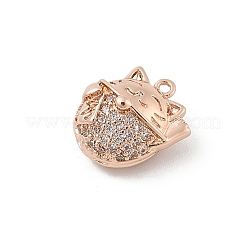 Pendenti in ottone con zirconi cubici&nbsp;LS-KK-E791-01RG