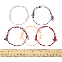 Изготовление браслета из хлопка 5шт.&nbsp;BJEW-FS00023