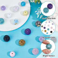6 Stück 6 Farben handgefertigte Polymer Clay Perlen&nbsp;CLAY-PA0001-47