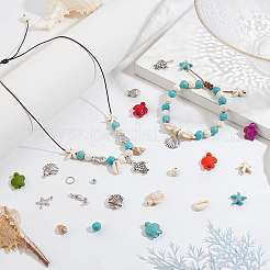 Набор для самостоятельного изготовления браслета из синтетической бирюзы&nbsp;DIY-PH0022-47