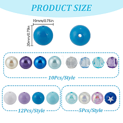 148 kit di perline rotonde fai da te&nbsp;DIY-GO0002-66
