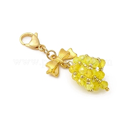 Pendentifs décoratifs en verre&nbsp;HJEW-MZ00311-03
