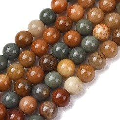 Perles de jade colorées en agate gobi naturelle de Mongolie&nbsp;GG-CBA3173-A01-6mm