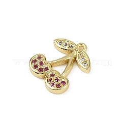 Colgante micropavé cubic zirconia de latón&nbsp;KK-M322-48G-04