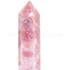 Punktturm natürlicher rosa Achat Heilstein Zauberstäbe&nbsp;PW-WG46D81-01
