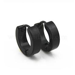 Латунные английском замке Серьги-кольца&nbsp;EJEW-EE0002-252B