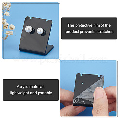 10 шт. 2 стиля наборов для демонстрации сережек из органического стекла и акрила&nbsp;EDIS-DR0001-10