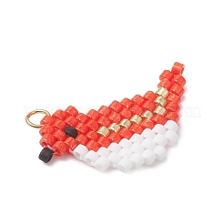 Подвески-птицы из бисера&nbsp;PALLOY-MZ01172-02