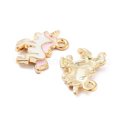 Подвески из эмалевого сплава с покрытием из легкого золота&nbsp;ENAM-M219-08KCG-01