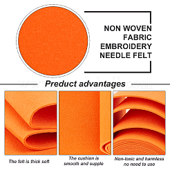 Нетканые ткани вышивка иглы войлока для DIY ремесел&nbsp;DIY-WH0156-92J