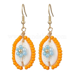 Shell orecchini pendenti&nbsp;EJEW-MZ00241