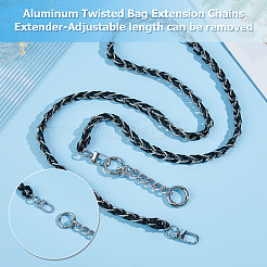 1 шт. черная цепь для кошелька из искусственной кожи&nbsp;FIND-HS0001-91P