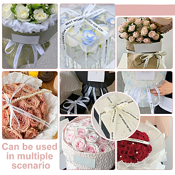 30 ярд хлопковой ленты с принтом «Люблю тебя»&nbsp;OCOR-WH0086-87B