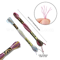 6-слойная полиэфирная нить для вышивания&nbsp;OCOR-FZ0001-01H