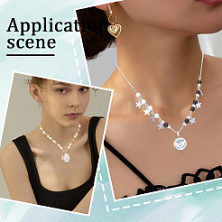 100шт 5 стиля прозрачных стеклянных кабошонов&nbsp;GGLA-SP0001-02