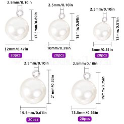 Кулон с искусственным жемчугом&nbsp;BUTT-PH0004-14