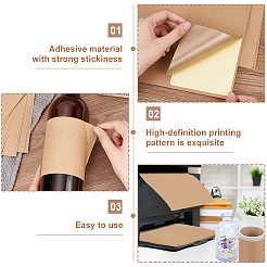 Adesivi in carta kraft&nbsp;STIC-WH0304-005C