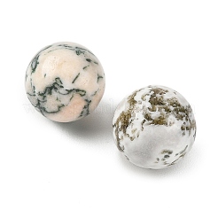 Perles sphériques en agate d'arbre naturelle&nbsp;GG-D003-A02