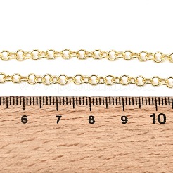 Colliers à maillons rolo en laiton de 3.5 mm pour femmes&nbsp;NJEW-F366-02A