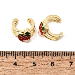 Boucles d'oreilles en laiton&nbsp;EJEW-C186-02B-G