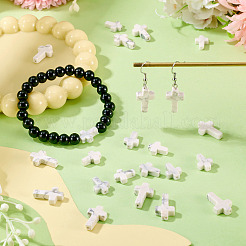 20шт 2 стиля натуральные бусины из говлита&nbsp;G-TA0002-85