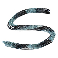 Natürliche blaue Turmalinperlenstränge&nbsp;G-B088-D12-01