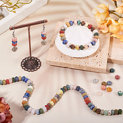 1 нить бусин из натурального смешанного камня&nbsp;G-TA0002-81A