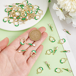 40 шт. 2 стиля подвески из эмалевого сплава тюльпана&nbsp;FIND-PH0021-39