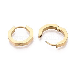 Серьги-кольца из нержавеющей стали 304&nbsp;STAS-T074-38G-B