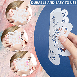 Шаблоны трафаретов для рисования лица из пластика для домашних животных&nbsp;DIY-WH0304-914A