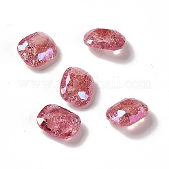 Cabochon di strass in vetro stile k9 crackle al chiaro di luna&nbsp;RGLA-J025-B-IO