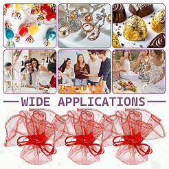 100 шт. мешочки из органзы&nbsp;ABAG-NB0002-12D