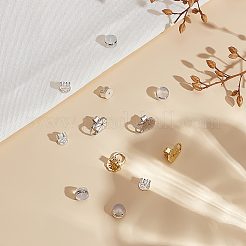 12 шт. 925 гайки для ушей из стерлингового серебра&nbsp;FIND-ME0002-85