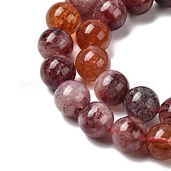 Натуральные кварцевые бусины супер семь нитей&nbsp;G-D359-B01-10mm