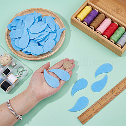 2 jeu de feuilles en feutrine en forme de larme&nbsp;DIY-PH0038-50