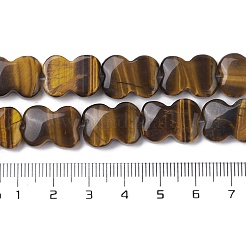 Fili di perline di occhio di tigre naturale&nbsp;G-K359-D07-01