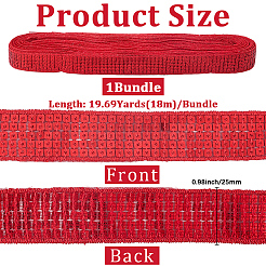 Полиэстер с ПВХ-пайетками OCOR-WH20050-015D