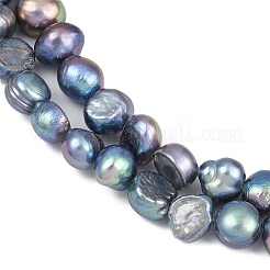 Brins de perles de culture d'eau douce naturelles&nbsp;PEAR-P064-20B-02B