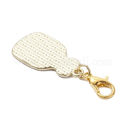 Подвесные украшения из эмалевого сплава в форме оранжевой бутылки&nbsp;HJEW-JM03956