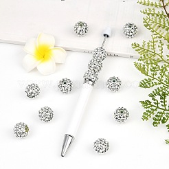 Бусины со стразами из смолы&nbsp;RESI-S315-14x16-15